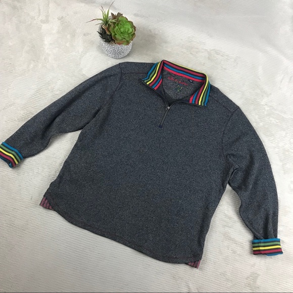 Robert Graham Other - Robert Graham Rainbow Stripe Waffle Knit Sweater